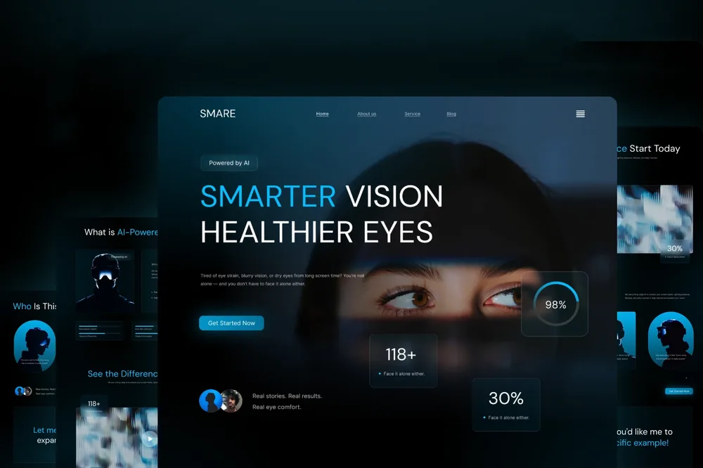 Custom healthcare website development